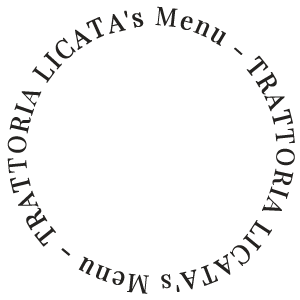 TRATTORIA LICATA's Menu